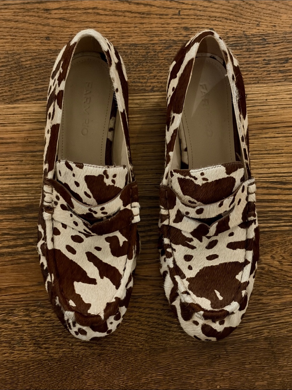 FARM Rio Cowhide Loafers